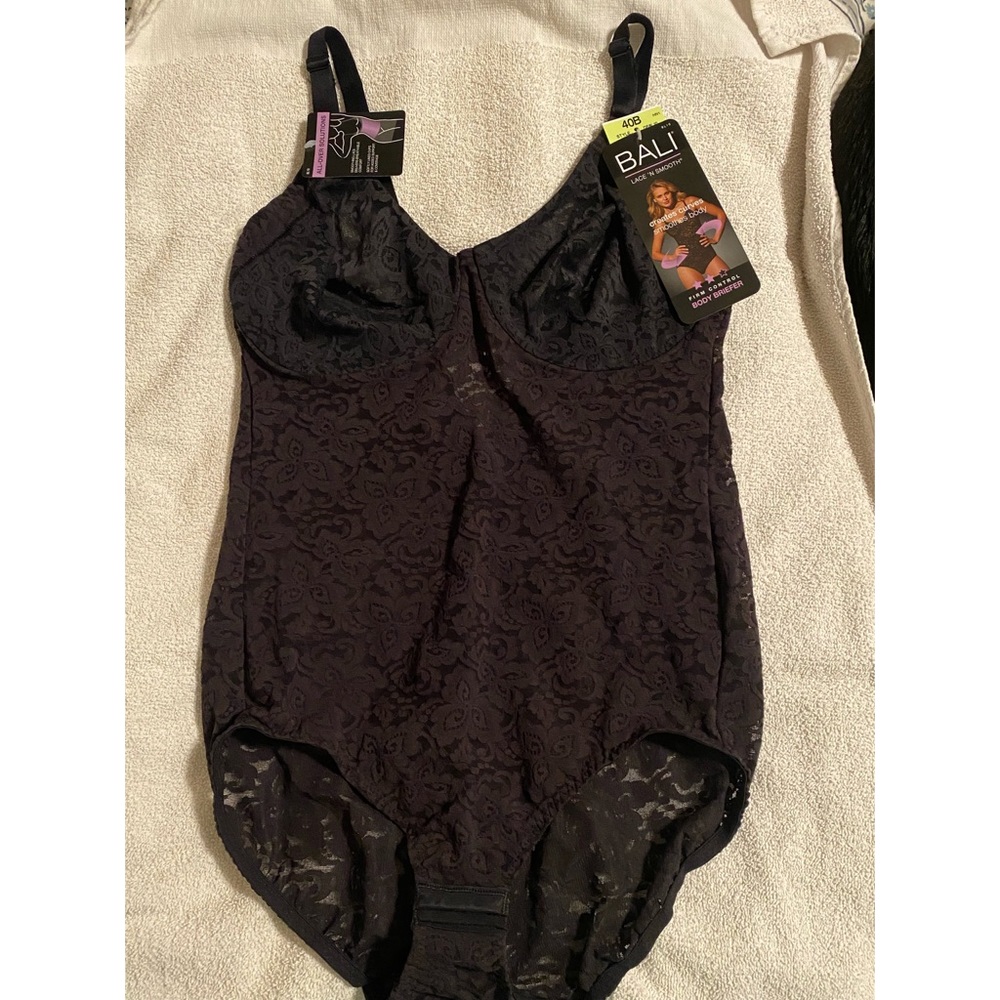 Black lace bodysuit
